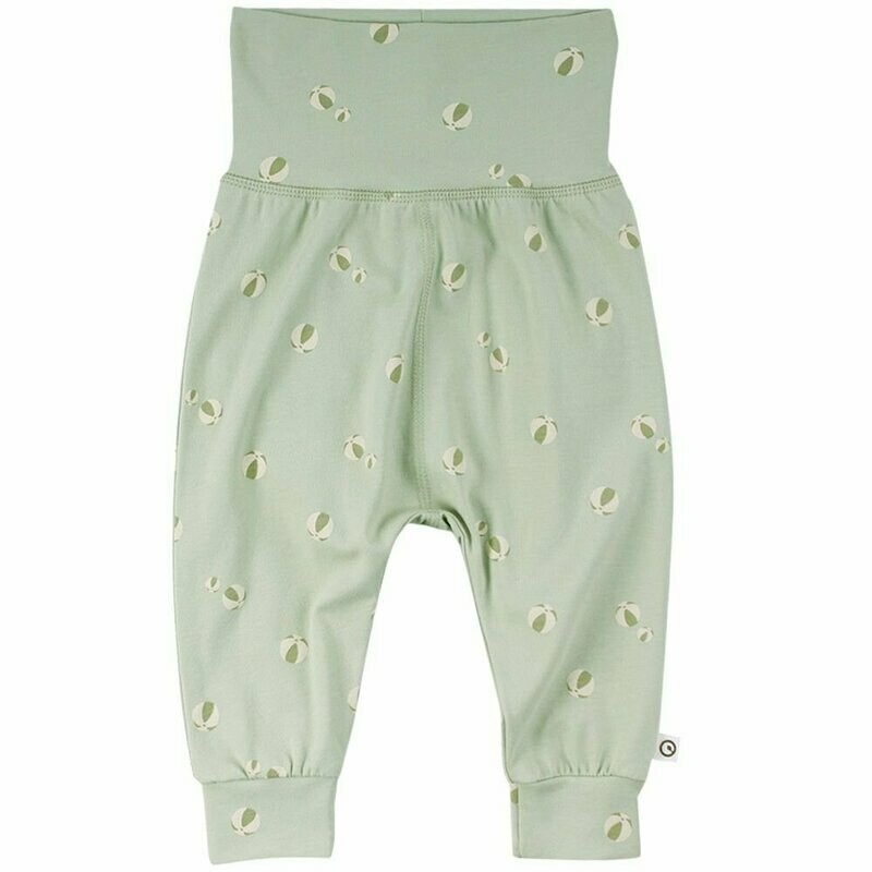 Green Cotton Müsli Pants Beachball