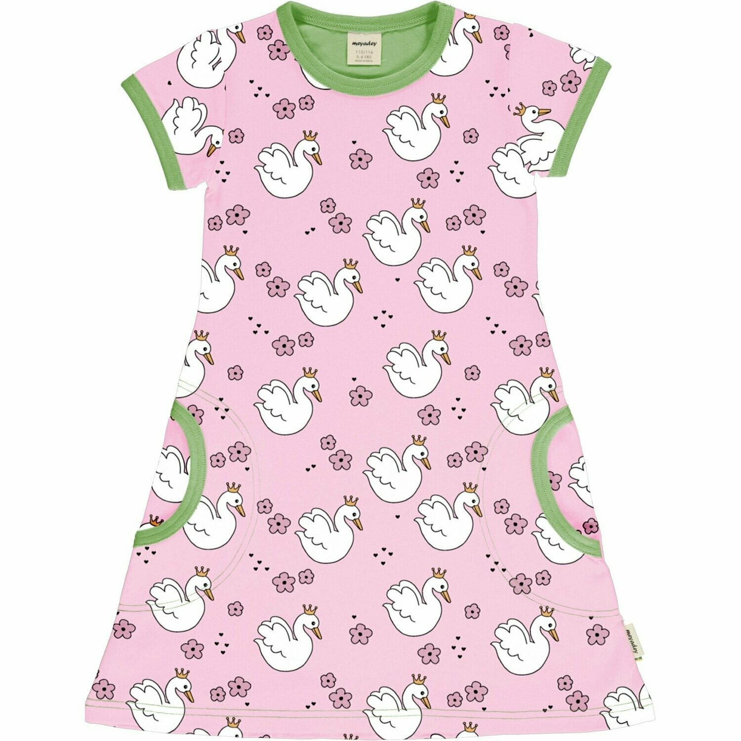 Meyadey by Maxomorra Dress SS Swan Queen