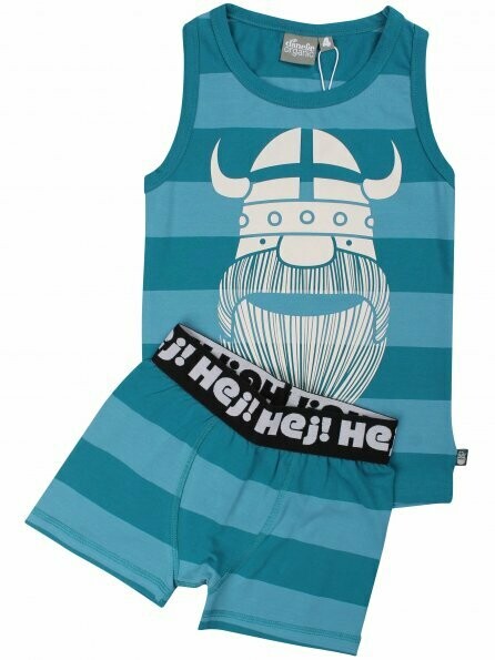 Danefae Organic Unterwäsche Set Lt Duck/Aqua Ice ERIK