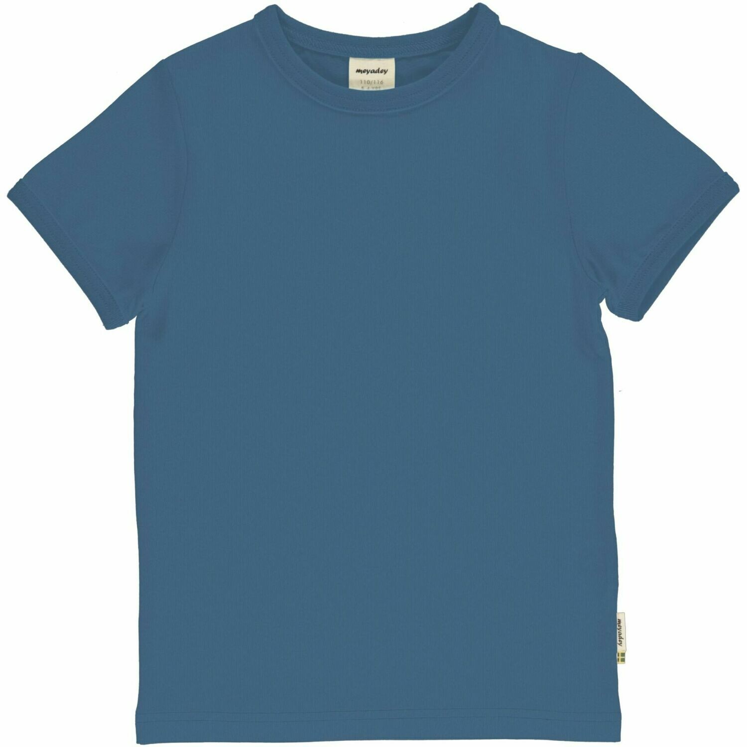 Meyadey by Maxomorra Shirt SS Solid Moonlight Blue