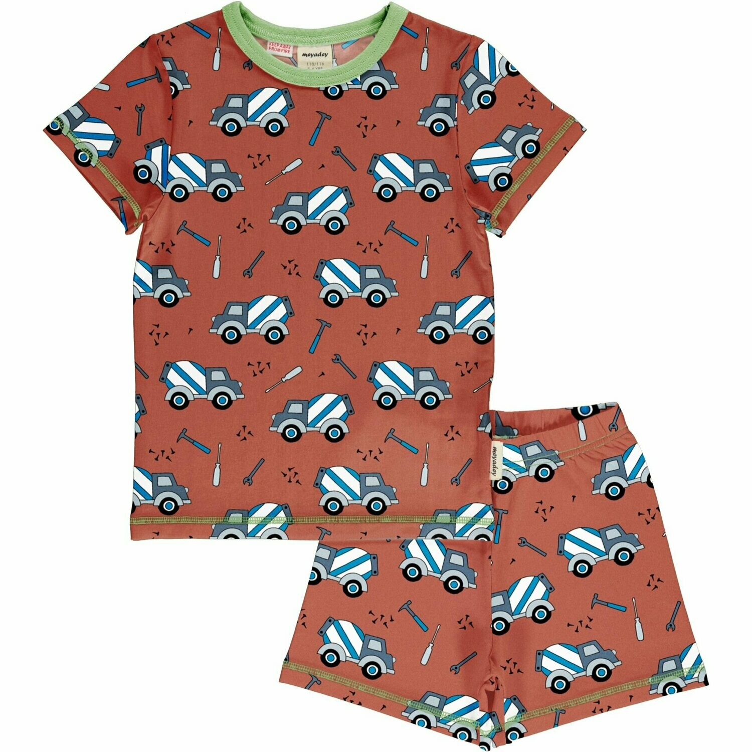 Meyadey by Maxomorra Pyjama SS Cement Truck *SUPERPREIS*