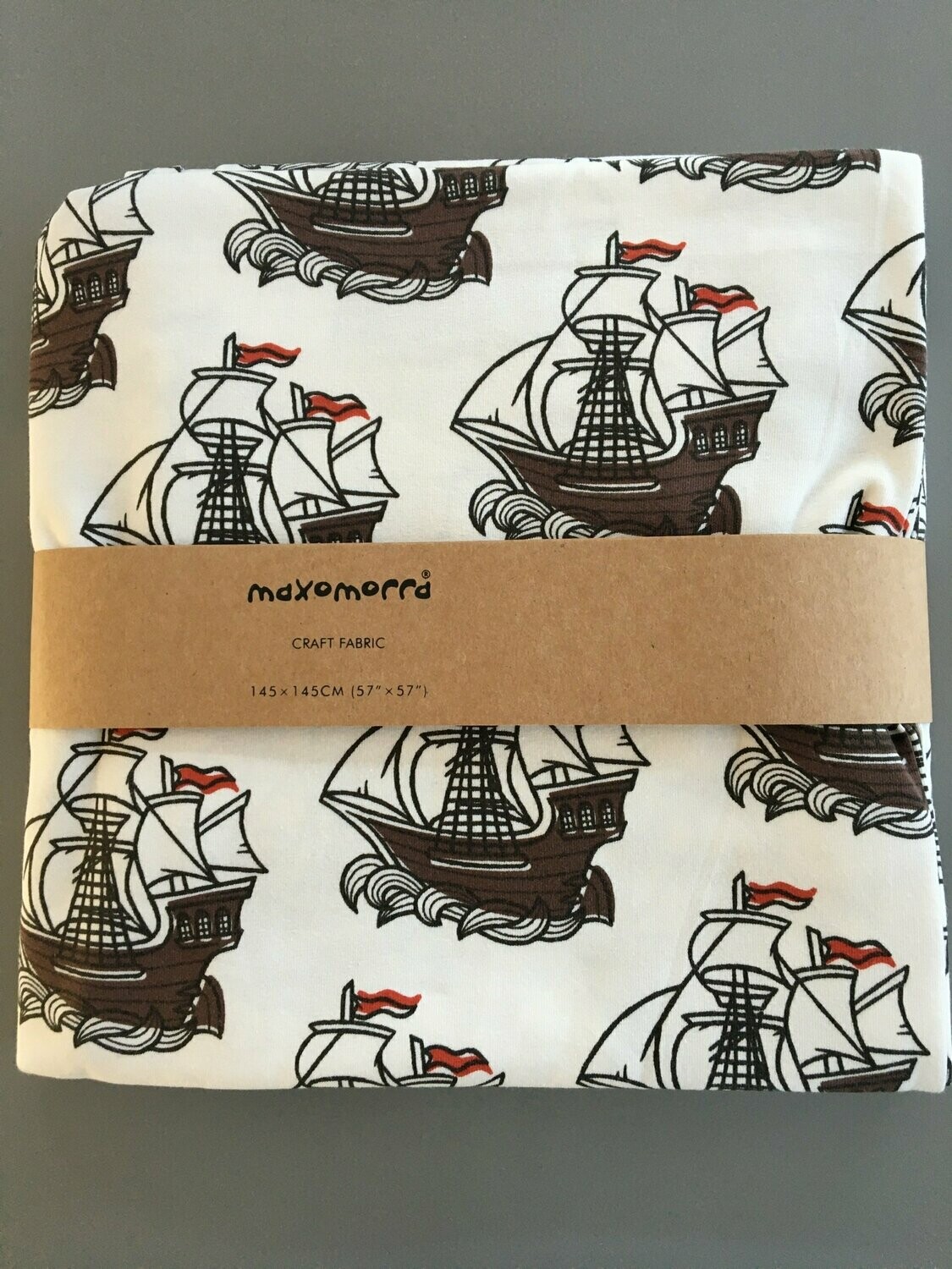 Maxomorra Stoff Muster Sailing Ship