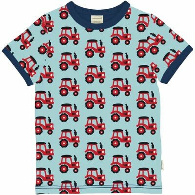 Maxomorra Shirt SS Tractor Red