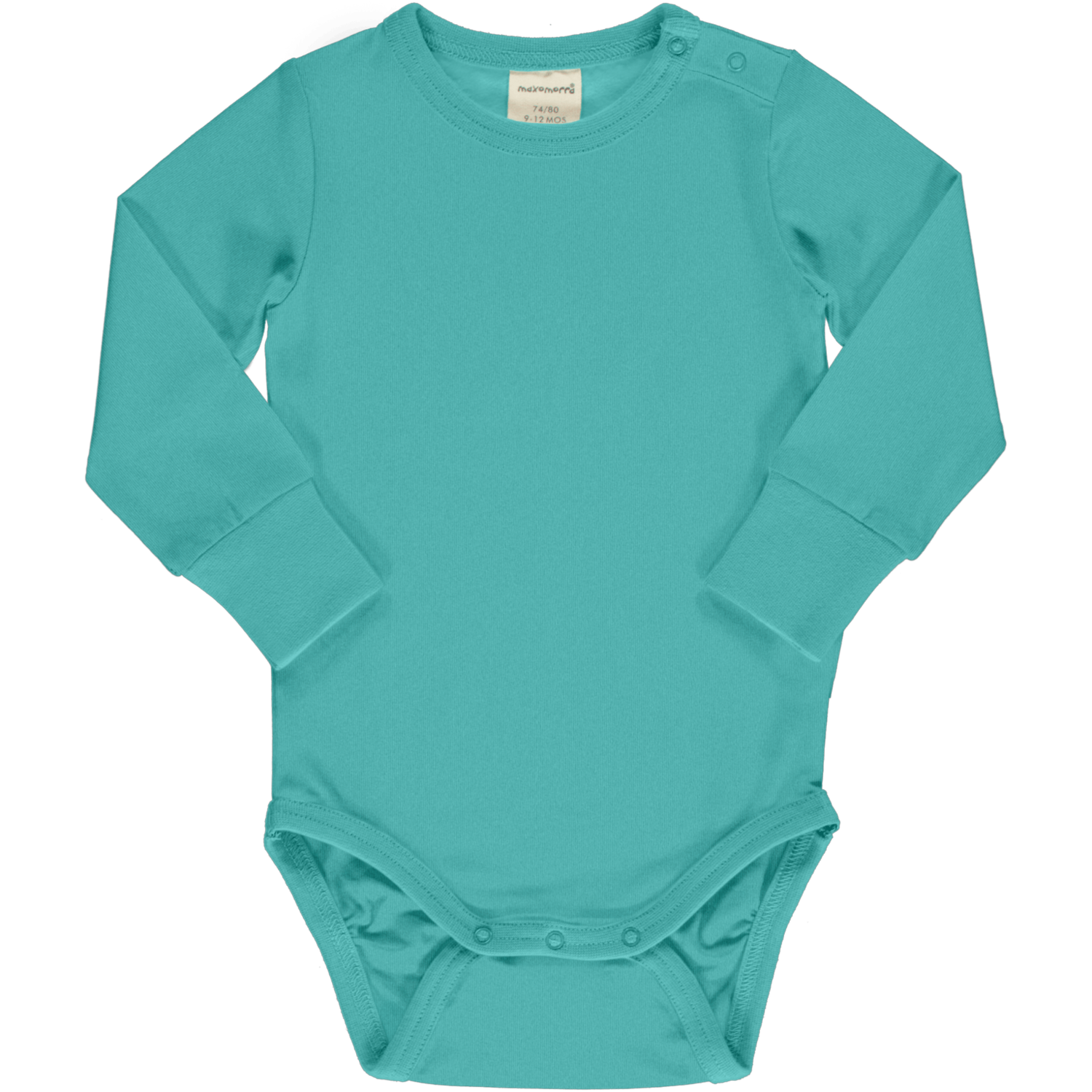 Maxomorra Body LS Solid Aqua