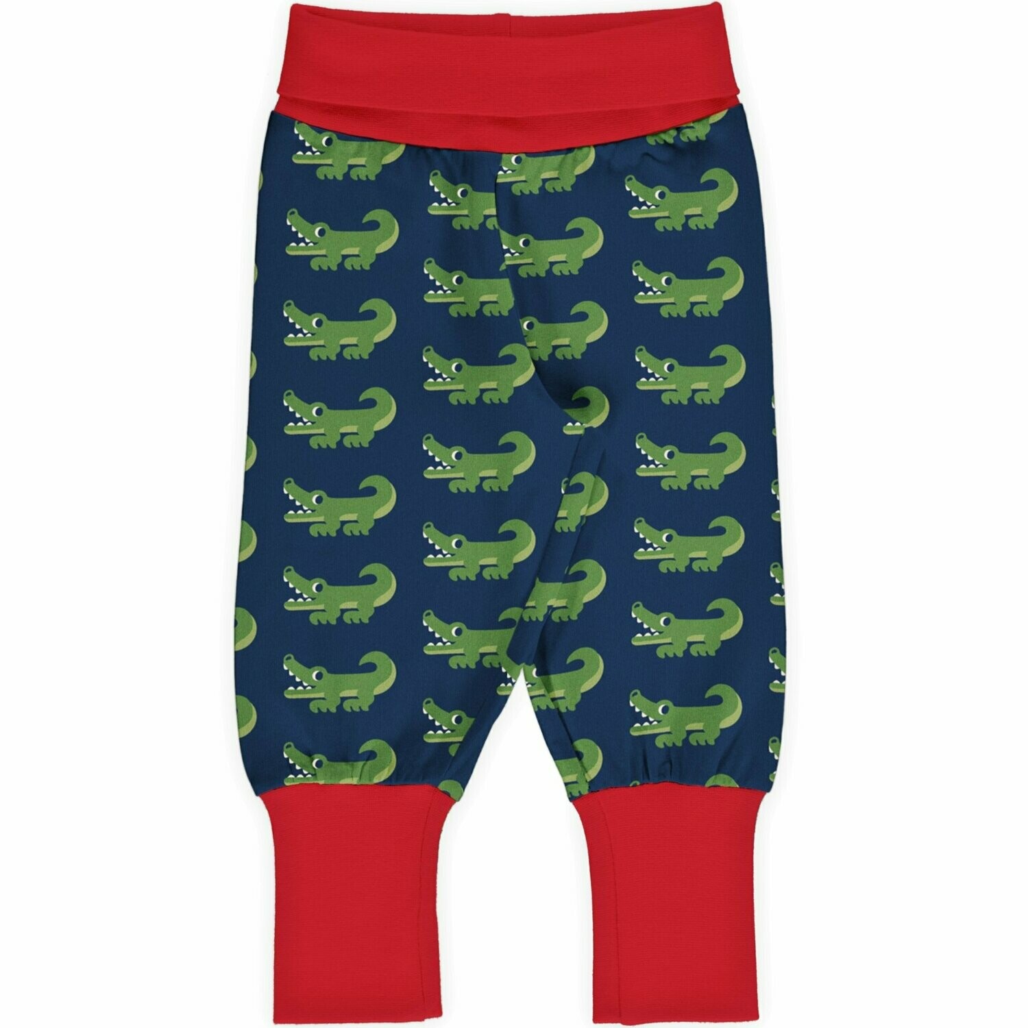 Maxomorra Pants Rib  Crocodile