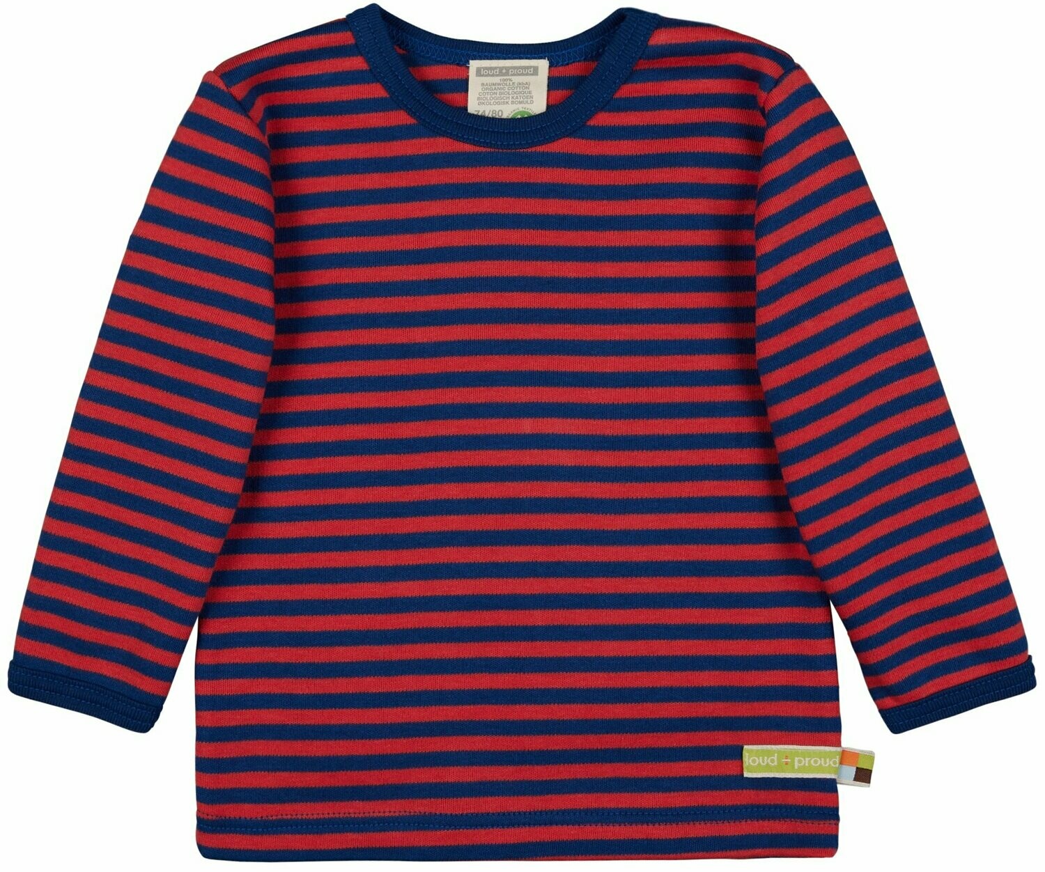 Loud + Proud Shirt LS Streifen Ultramarin *SALE*