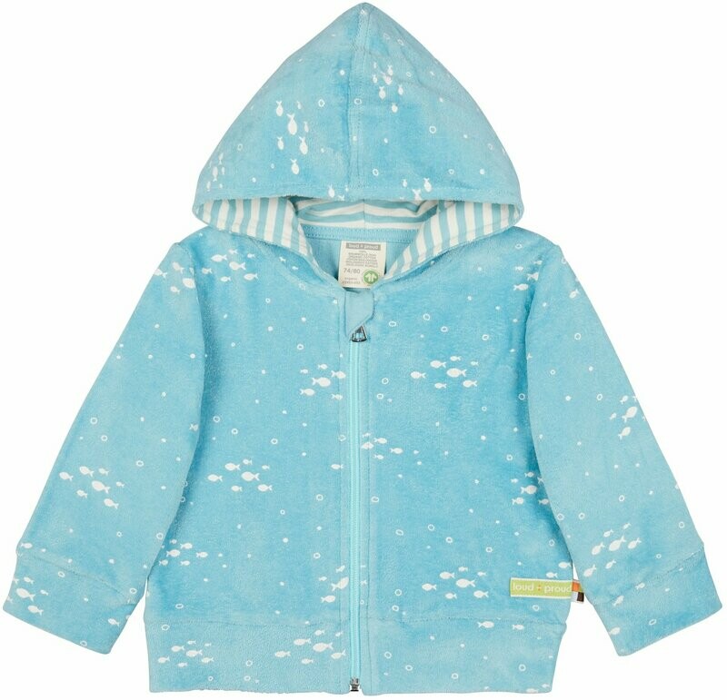 Loud + Proud Kapuzenjacke Frottee Lagoon *SALE*