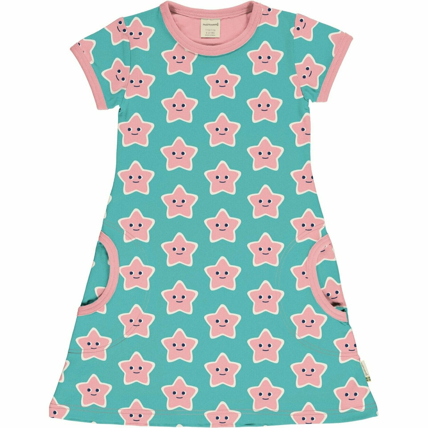 Maxomorra Dress SS Starfish