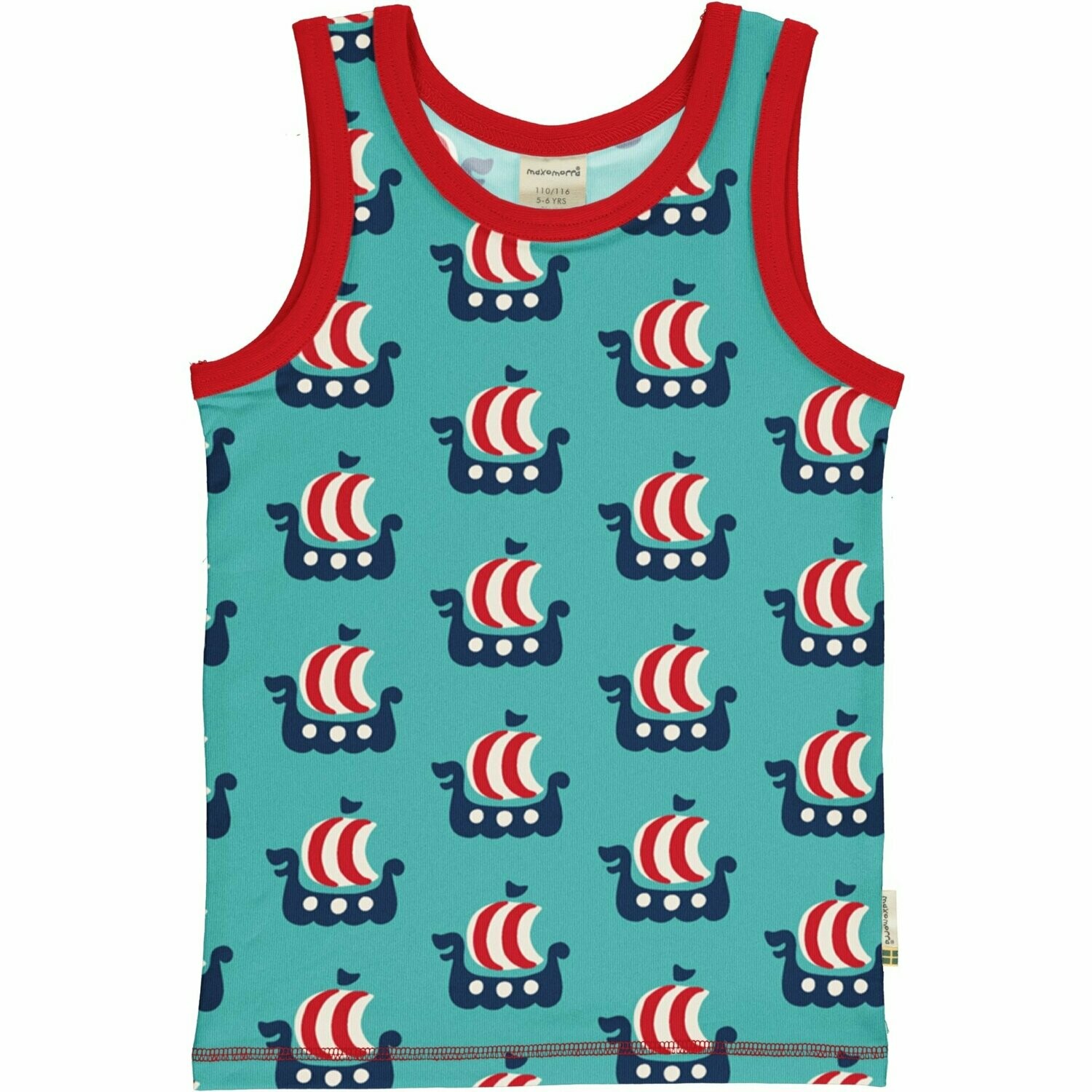 Maxomorra Tank Top Viking Ship