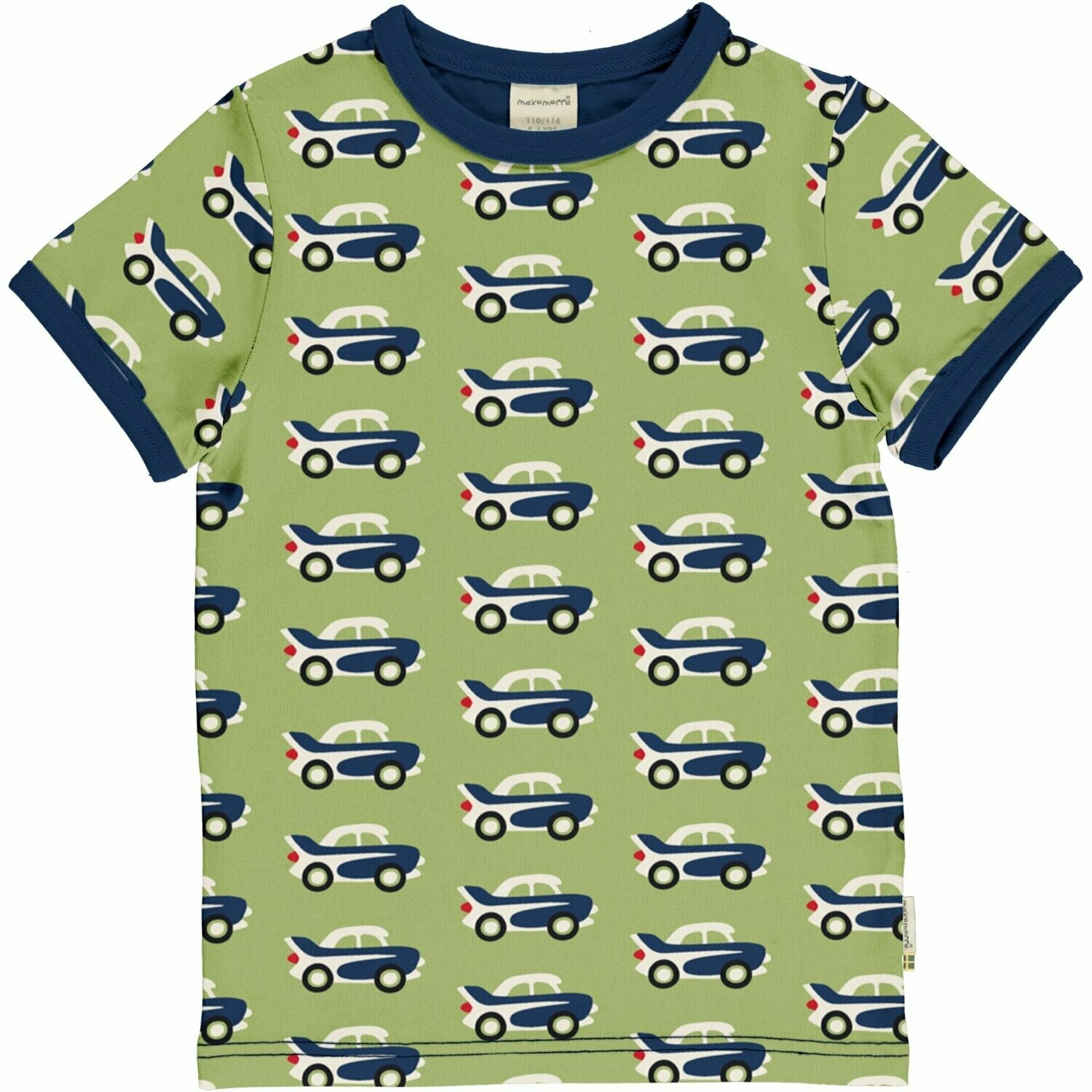 Maxomorra  Shirt SS Car Green
