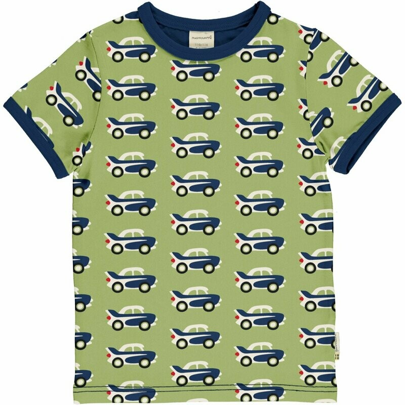 Maxomorra  Shirt SS Car Green