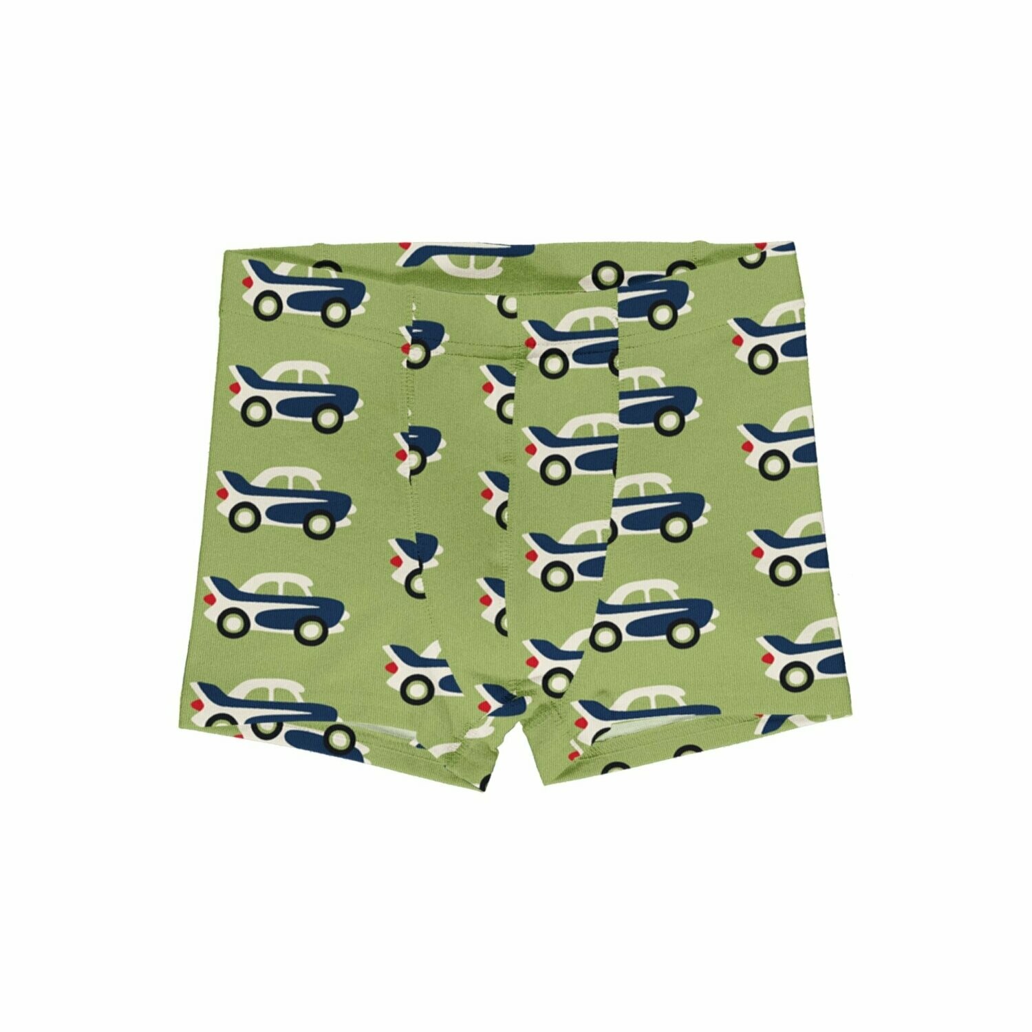 Maxomorra Boxershorts Car Green