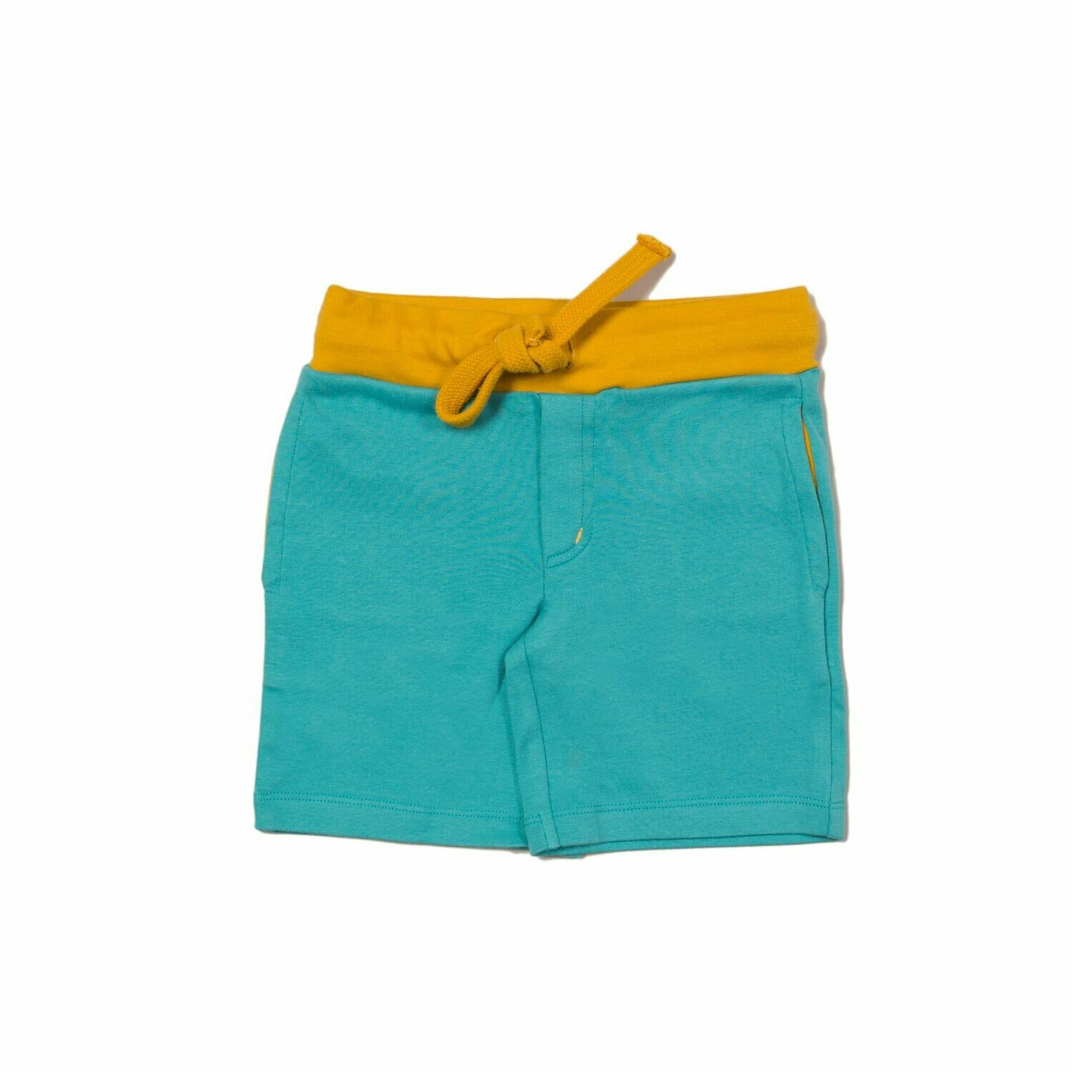 Little Green Radicals Peacock Blue Beach Shorts