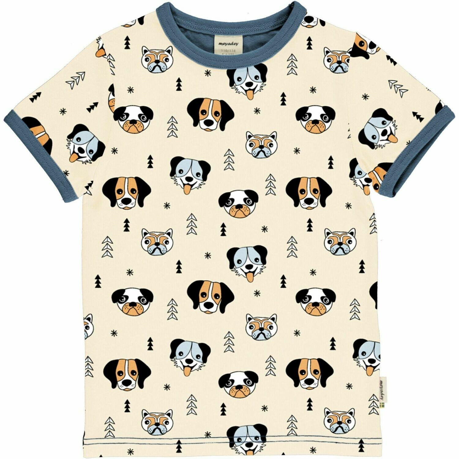 Meyadey by Maxomorra  Shirt SS Happy Dogs