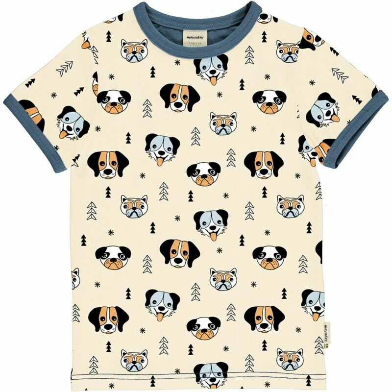 Meyadey by Maxomorra  Shirt SS Happy Dogs