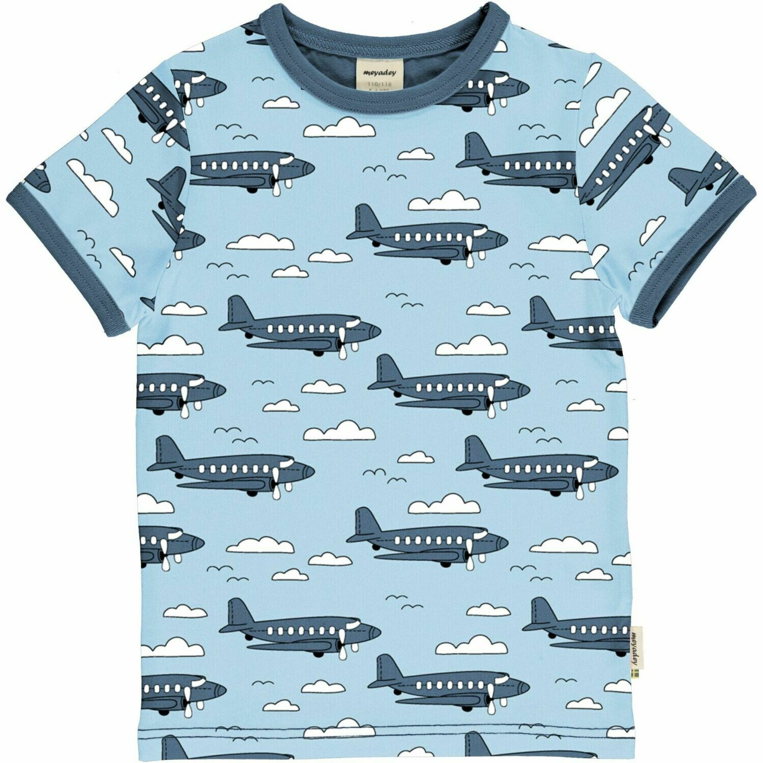 Meyadey by Maxomorra  Shirt SS Airoplane
