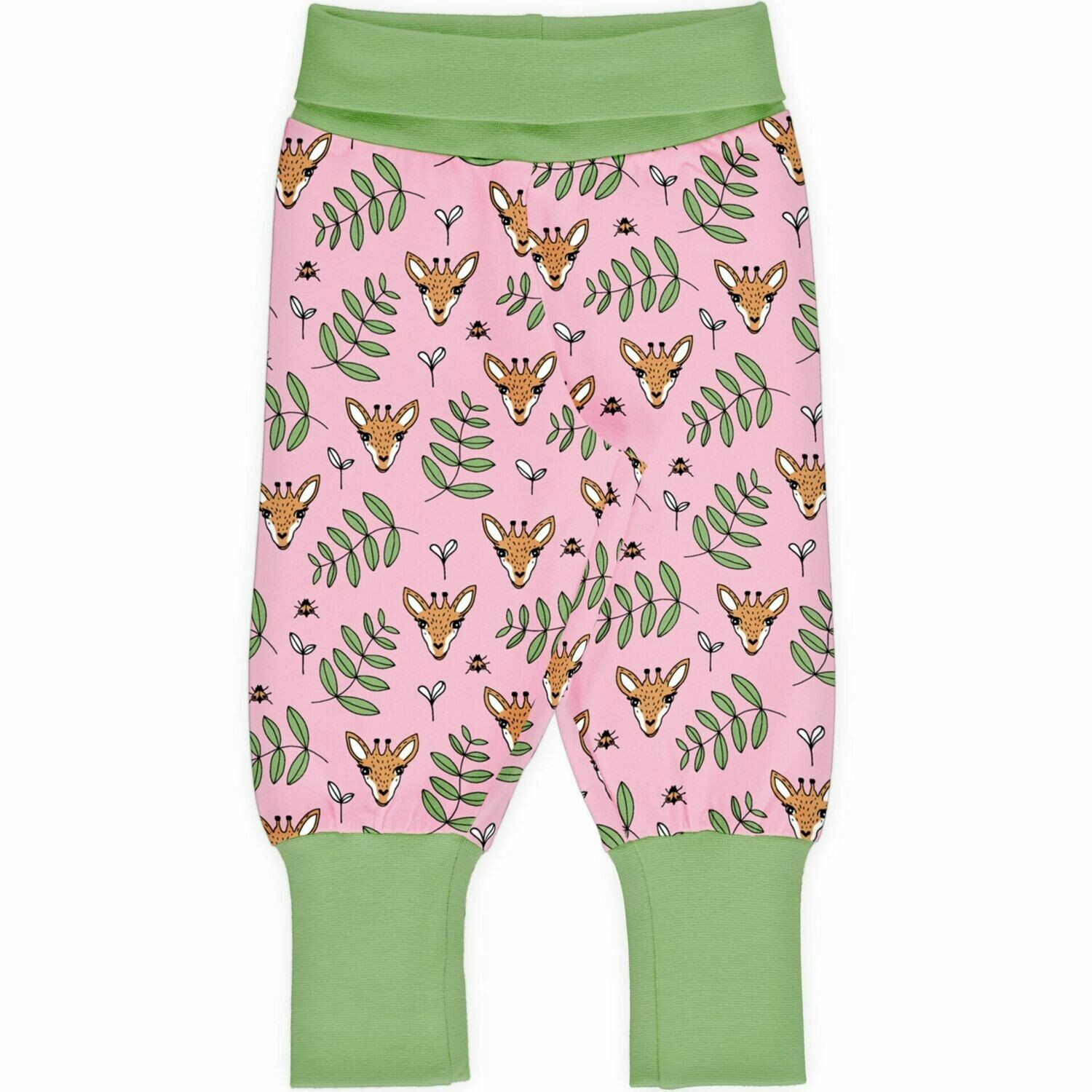 Meyadey by Maxomorra Pants Rib Giraffe Garden