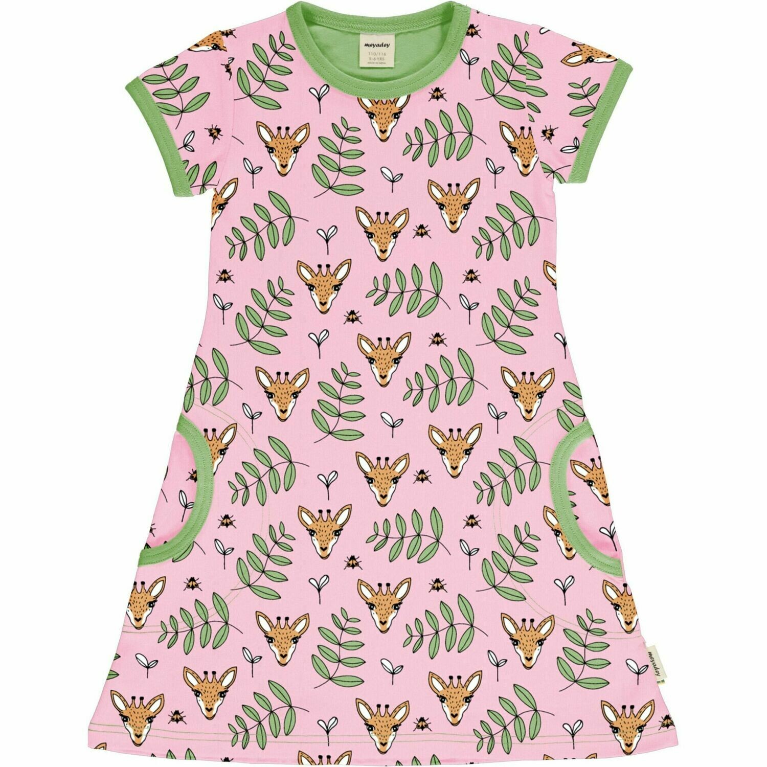 Meyadey by Maxomorra Dress SS  Giraffe Garden