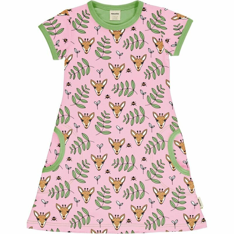 Meyadey by Maxomorra Dress SS  Giraffe Garden