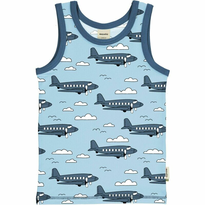 Meyadey by Maxomorra Tank Top Airoplane *AKTION*