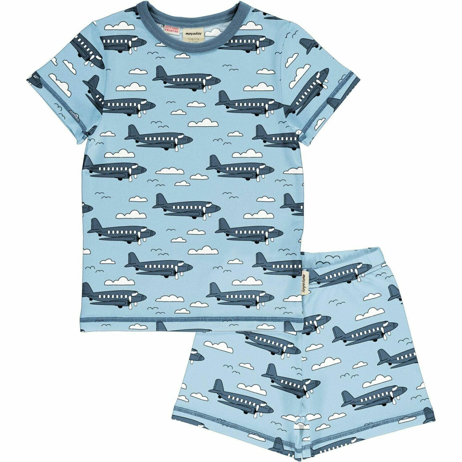 Meyadey by Maxomorra Pyjama SS Airoplane