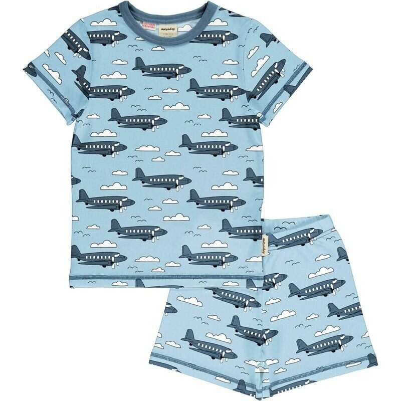 Meyadey by Maxomorra Pyjama SS Airoplane
