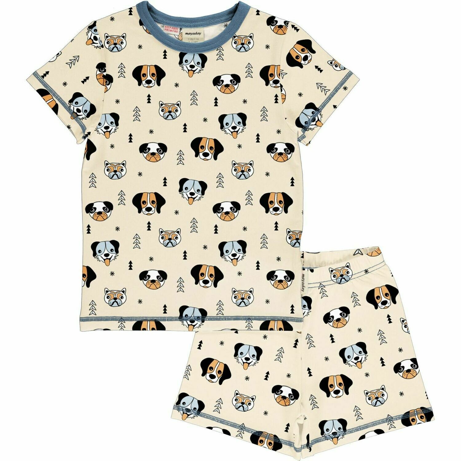 Meyadey by Maxomorra Pyjama SS Happy Dogs