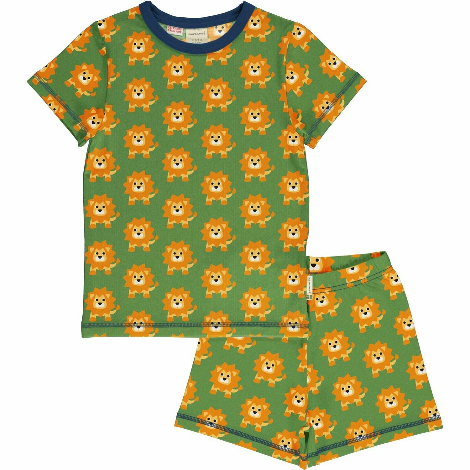 Maxomorra Pyjama SS Lion