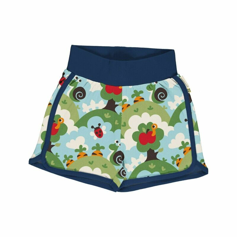 Maxomorra Runner Shorts Garden