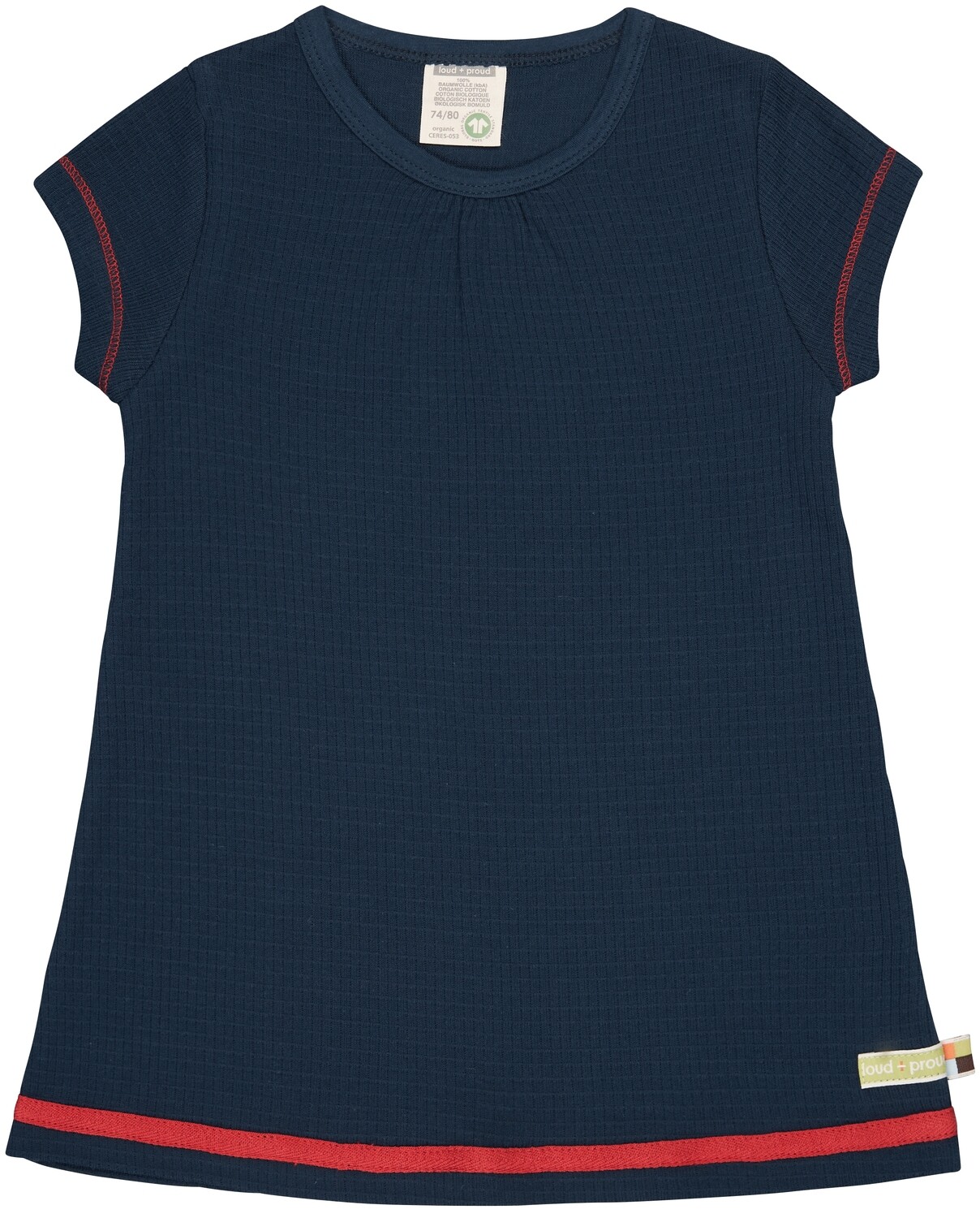Loud and Proud Kleid Waffel Ultramarin
