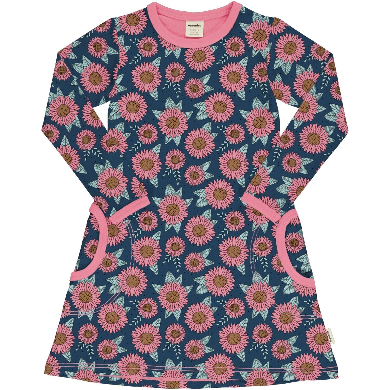 Meyadey by Maxomorra Dress LS Sunflower Dreams