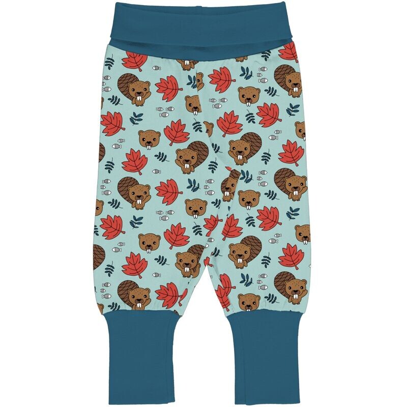 Meyadey by Maxomorra Pants Rib Beaver Friends