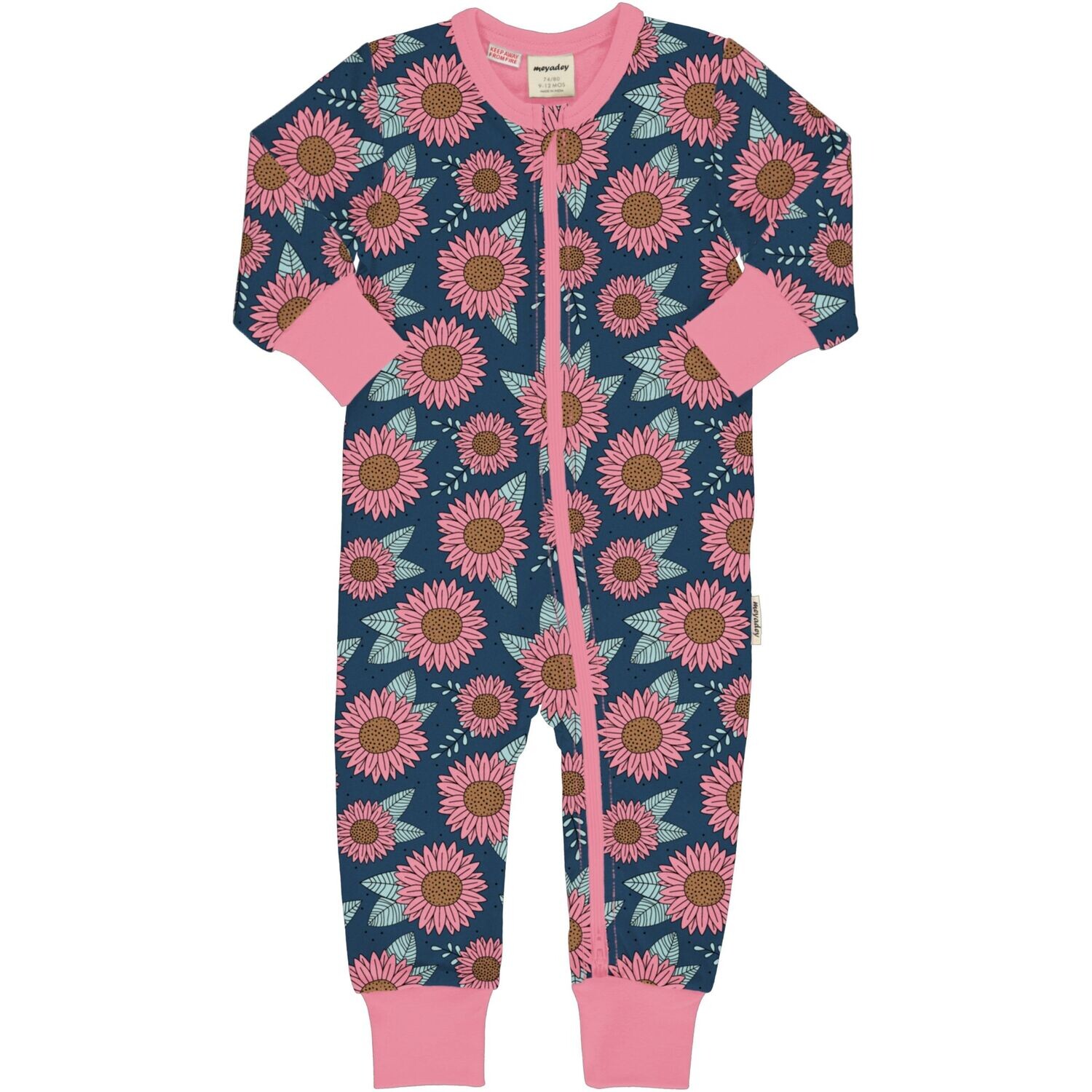 Meyadey by Maxomorra Rompersuit LS Sunflower Dreams