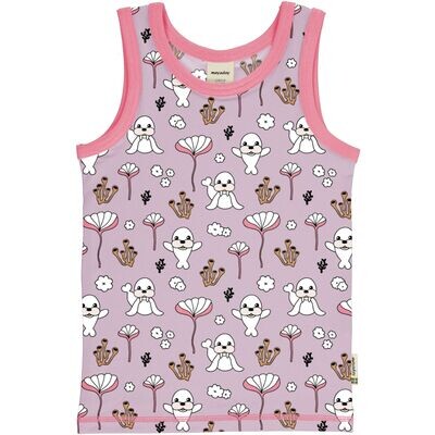 Meyadey by Maxomorra  Tank Top Coral & Seal