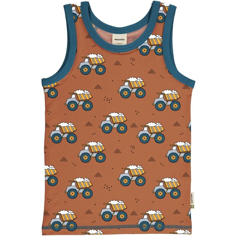 Meyadey by Maxomorra  Tank Top Dumping Wheels