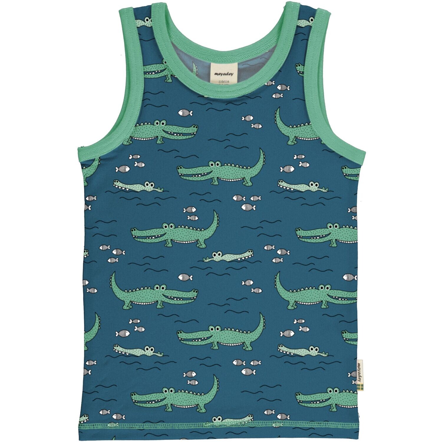 Meyadey by Maxomorra Tank Top Crocodile Water
