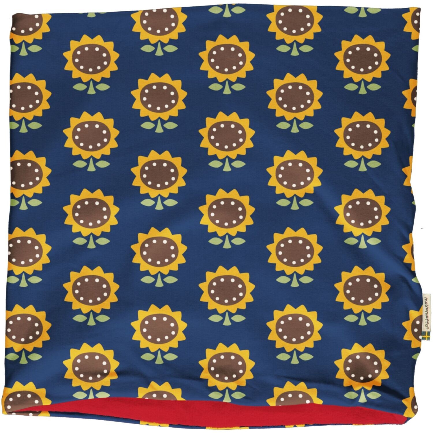 Maxomorra Rundschal/Scarf Velour Sunflower