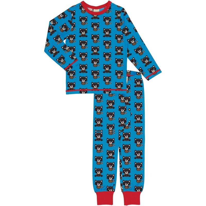 Maxomorra Pyjama LS Waschbär *AKTION*