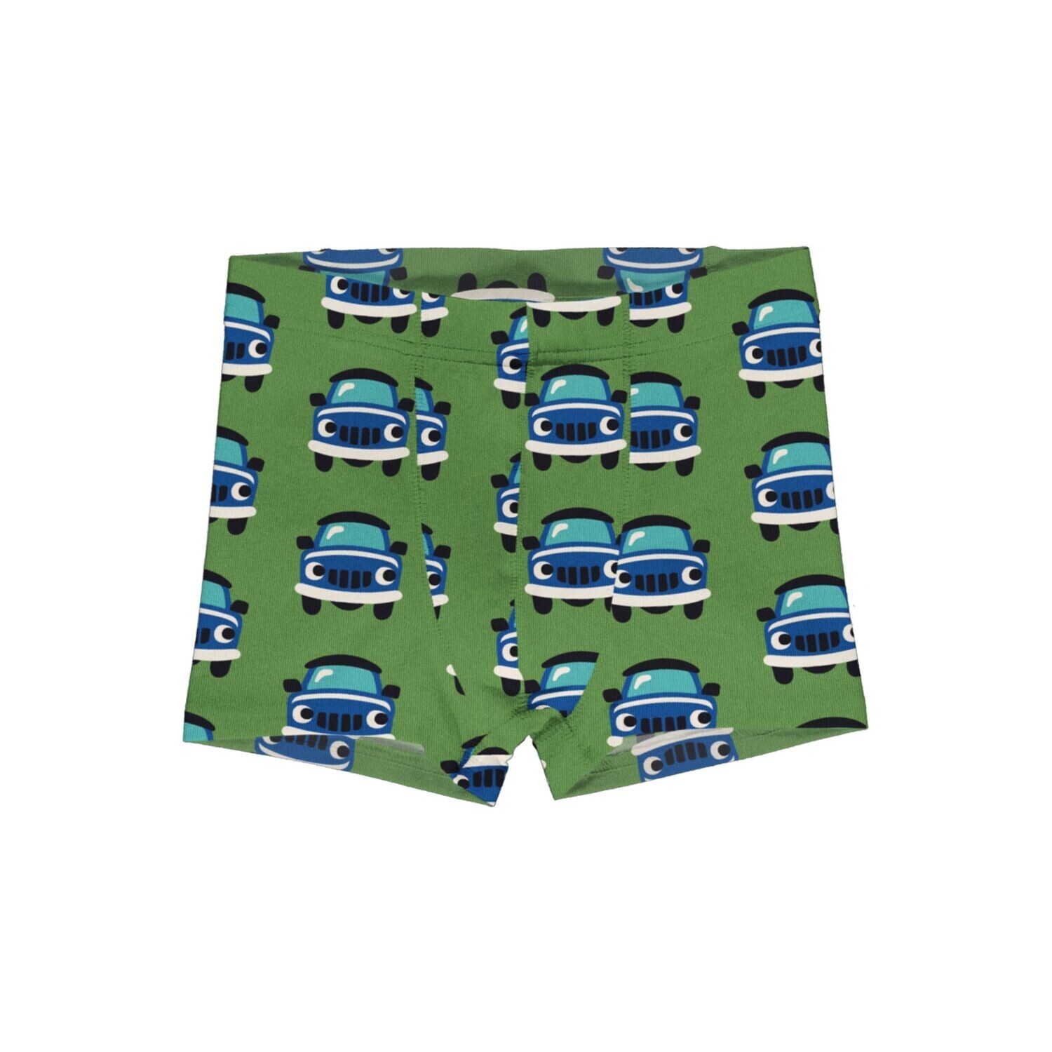 Maxomorra Boxershorts Car Blue/Green