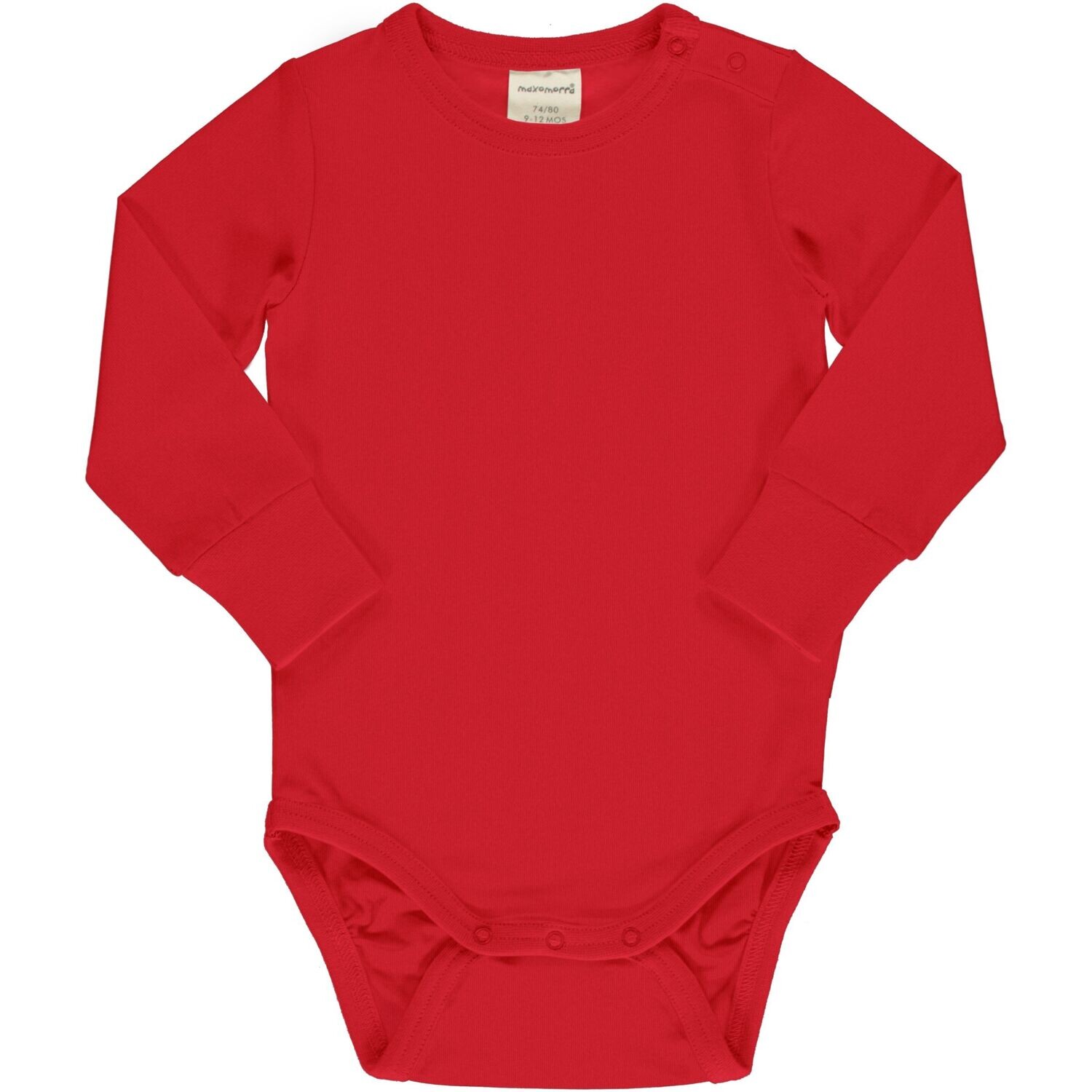 Maxomorra Body LS Solid Ruby