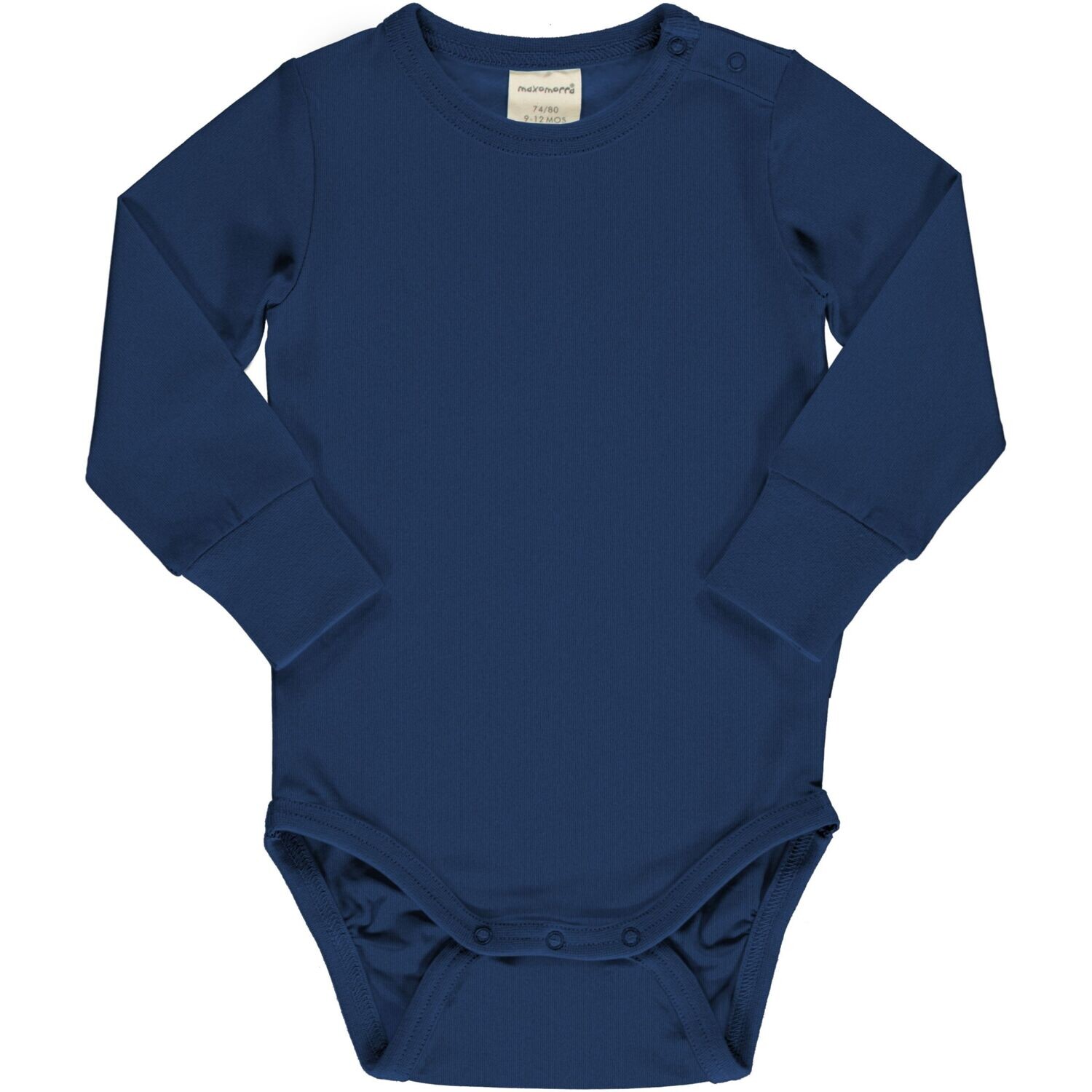 Maxomorra Body LS Solid Navy
