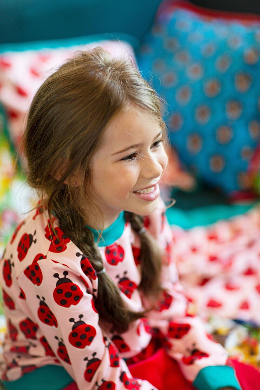 Maxomorra Dress LS Ladybug Maxomorra Dress LS Ladybug