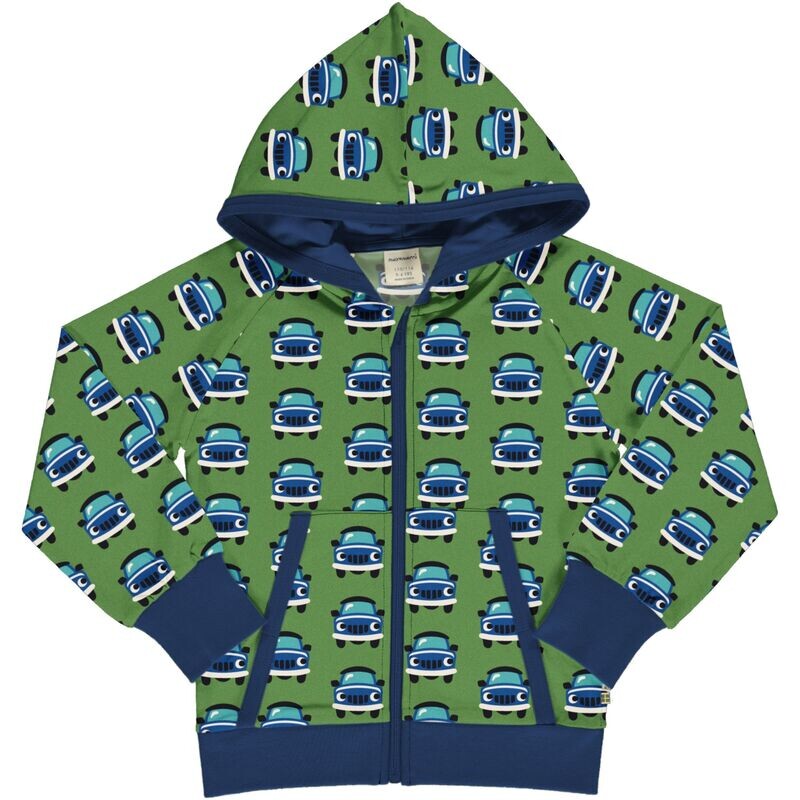 Maxomorra Cardigan Car Green