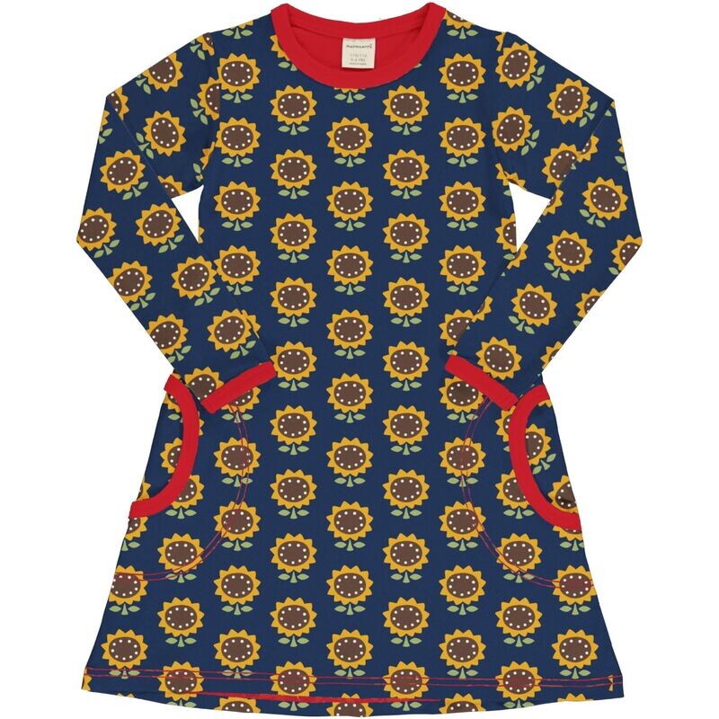 Maxomorra Dress LS Sunflower Maxomorra Dress LS Sunflower