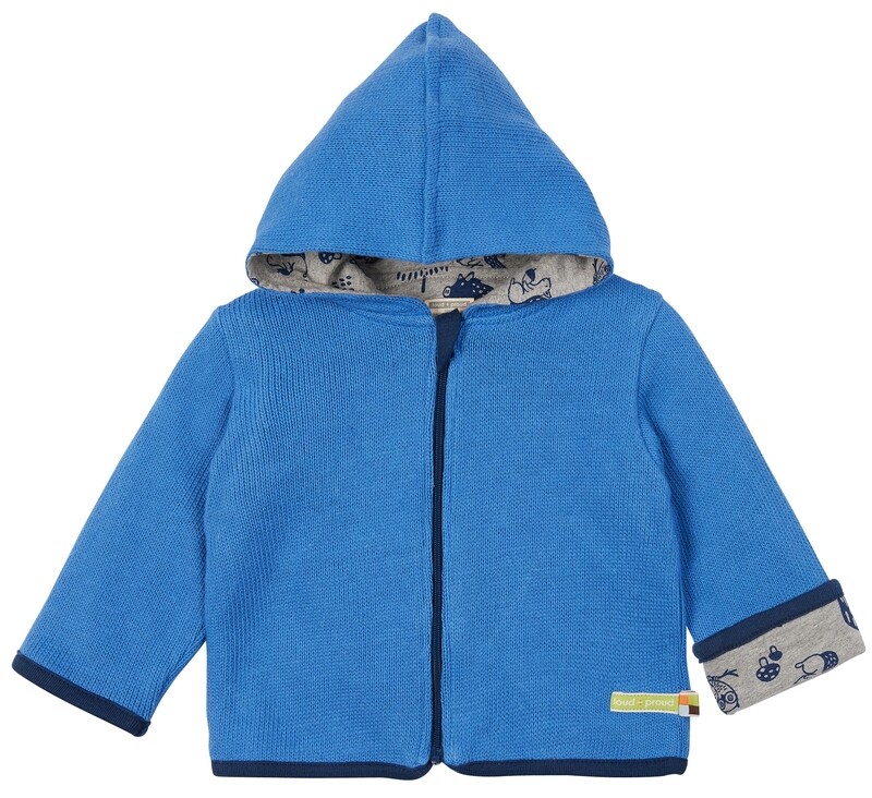 Loud & Proud Wendejacke Strick Indigo