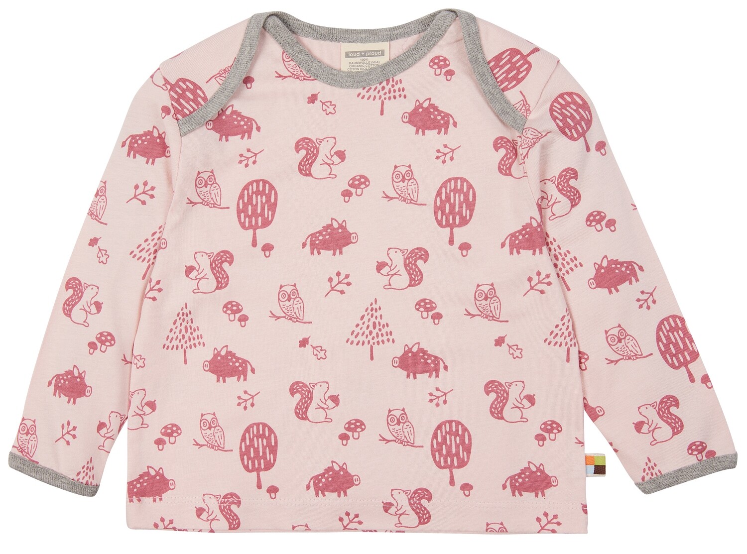 Loud and Proud Shirt LS Druck  Rosé