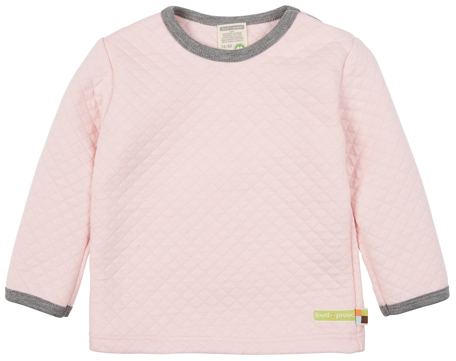 Loud and Proud Shirt LS Padded Knit Rosé