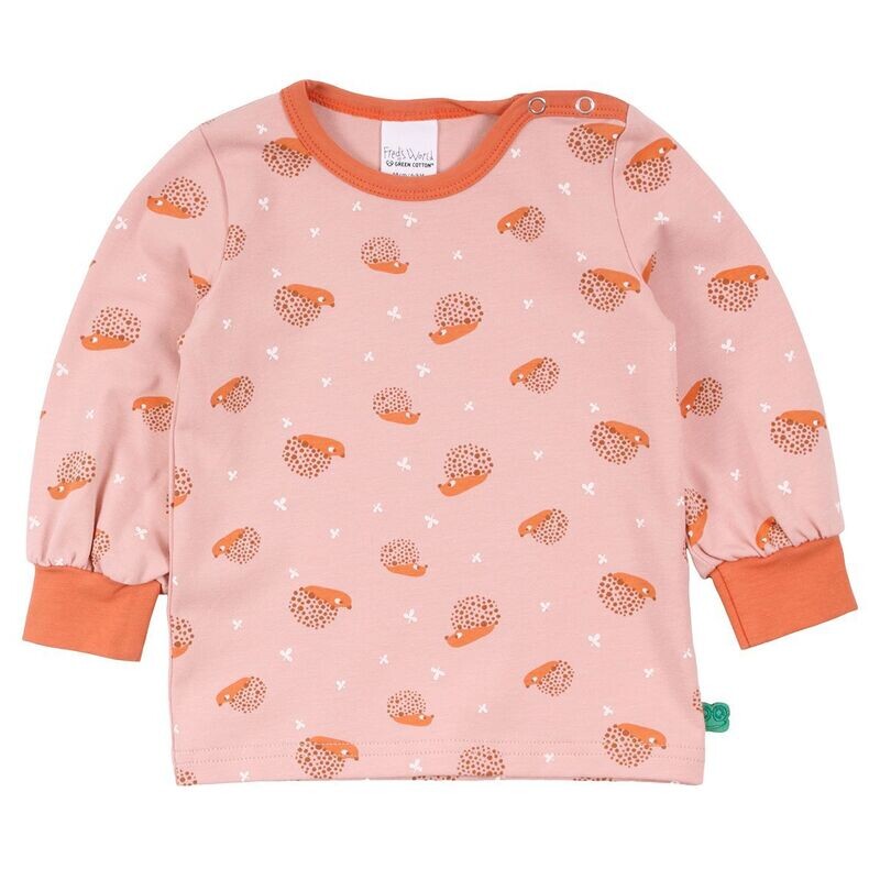 Green Cotton Fred's World Langarmshirt Igel