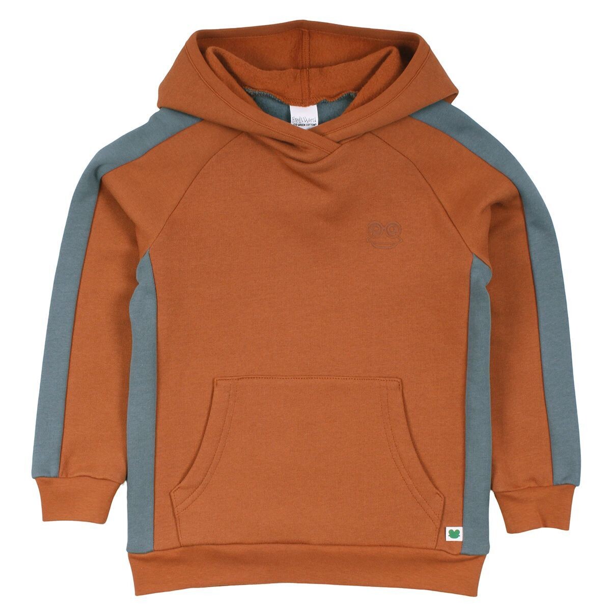 Green Cotton Fred's World Hoodie Sweat Almond