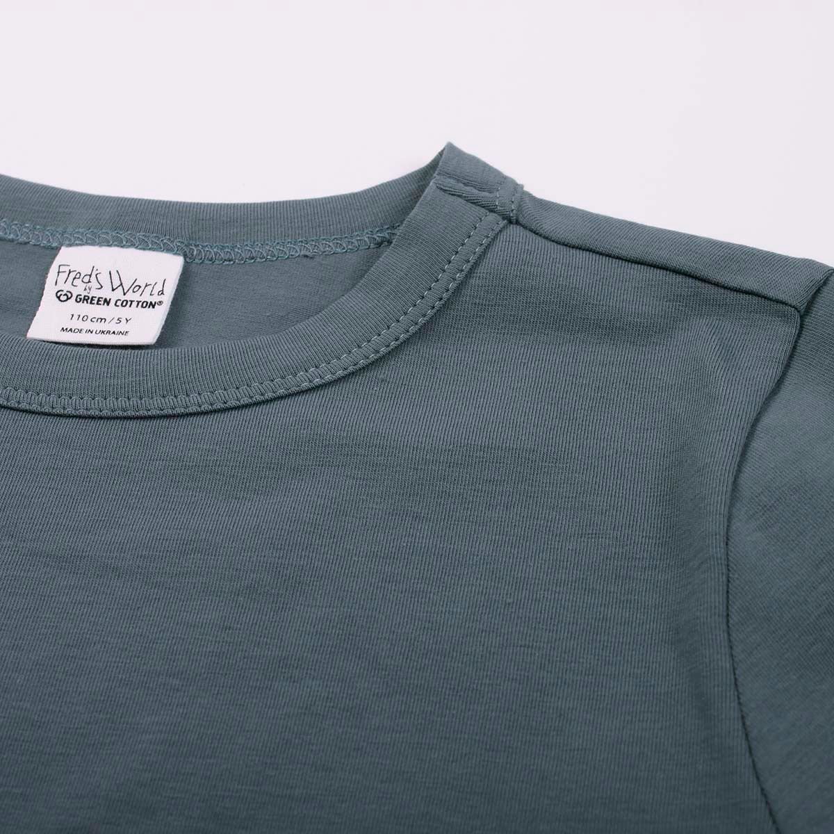 Green Cotton Freds World Langarmshirt Stormy Blue *SALE*